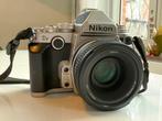 Nikon Df silver + AF-S Nikkor 50mm 1.8 1800 clicks, Enlèvement, Utilisé, Nikon