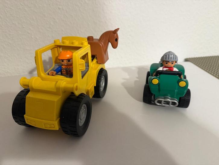 tractor boer paard en race-auto Duplo?, Kinderen en Baby's, Speelgoed | Duplo en Lego, Nieuw, Duplo, Ophalen