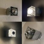 vintage plafondlamp Murano glazen chromen wandlamp, Antiek en Kunst, Antiek | Verlichting, Ophalen