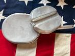 US WW2 mess tin made in Belgium, Verzamelen, Ophalen of Verzenden