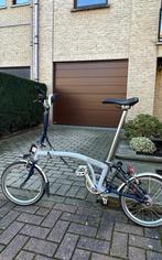 Brompton M6L 6 versnellingen duo in grijs-donkerblauwe kleur, Fietsen en Brommers, Ophalen