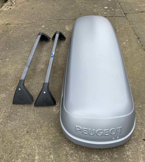 Coffre + Barre de toit Peugeot, Auto diversen, Dakkoffers, Zo goed als nieuw, Ophalen