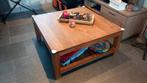 Salontafel 100cm X 98cm, Ophalen, Gebruikt, Teakhout