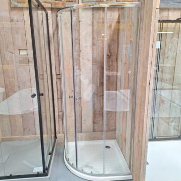 SALE Douchecabine kwart rond 100 x 100 chroom Bjork beschikbaar voor biedingen
