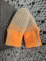 Pantoffels van fluwelen garen, gehaakt, maat 35, Kleding | Dames, Schoenen, Nieuw, Oranje, Ophalen of Verzenden, Pantoffels of Sloffen