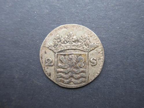 2 Stuivers 1732 Zeeland Nederland, Postzegels en Munten, Munten | Nederland, Losse munt, Overige waardes, Vóór koninkrijk, Zilver