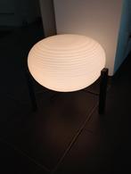 Lampadaire avec LED, abat-jour en verre sur support en alumi, Maison & Meubles, Lampes | Lampadaires, Comme neuf, Enlèvement, Verre