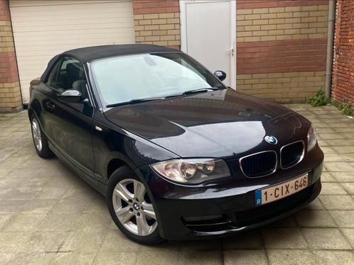 BMW 118i Essence Cabriolet 4/2008 Cuir Clim Gps Jantes Pdc, Auto's, BMW, Bedrijf, Te koop, 1 Reeks, ABS, Airbags, Airconditioning