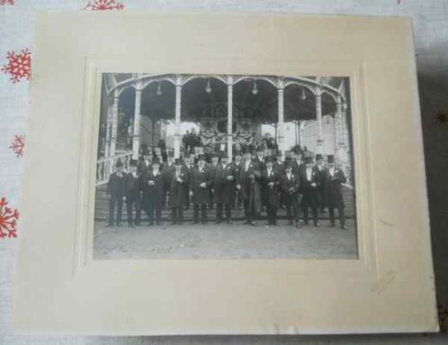 2 photos de groupe ( à identifier, région de Jumet ? ), Verzamelen, Foto's en Prenten, Gebruikt, Foto, Ophalen of Verzenden