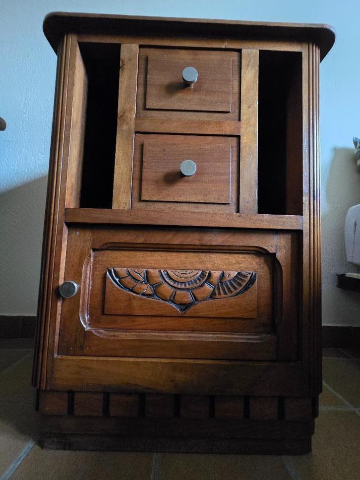 Volledige Art Deco slaapkamer massief hout uitstekende staat, Antiek en Kunst, Antiek | Meubels | Kasten, Ophalen