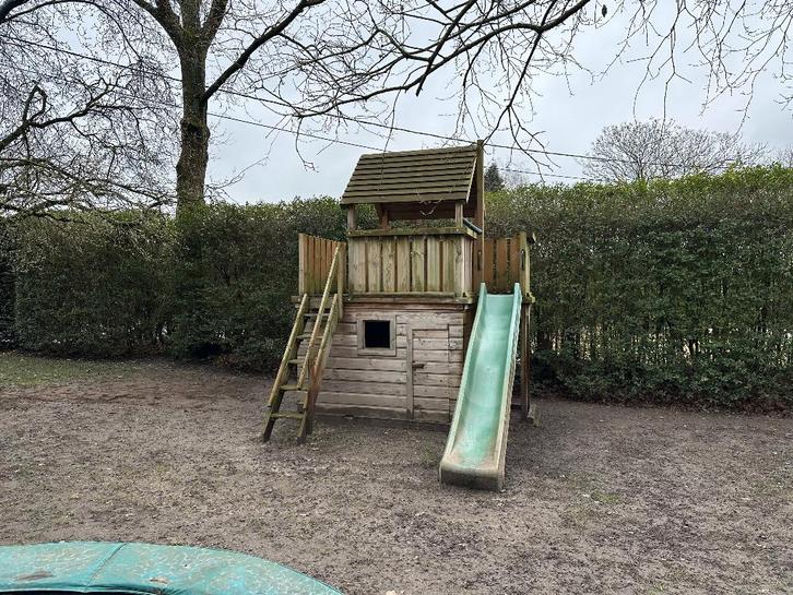 Speeltoren, Kinderen en Baby's, Speelgoed | Buiten | Speelhuisjes, Gebruikt, Hout, Ophalen