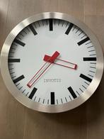Retro Stationsklok, Ophalen, Zo goed als nieuw, Analoog, Wandklok