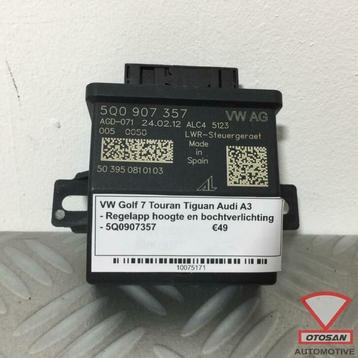 vw golf 7 touran tiguan a3 hoogte bochtverlichting 5q0907357 beschikbaar voor biedingen