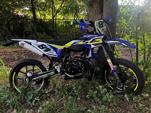 Sherco SM-R 50 Factory, Fietsen en Brommers, Brommers | Overige merken, Zo goed als nieuw, Klasse B (45 km/u), Ophalen