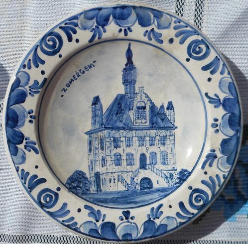 2 borden Zomergem, Antiek en Kunst, Antiek | Porselein, Ophalen of Verzenden