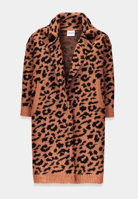 ESSENTIEL ANTWERP Jacquard vest in bruine leopard maat S, Vêtements | Femmes, Pulls & Gilets, Comme neuf, Taille 36 (S), Brun