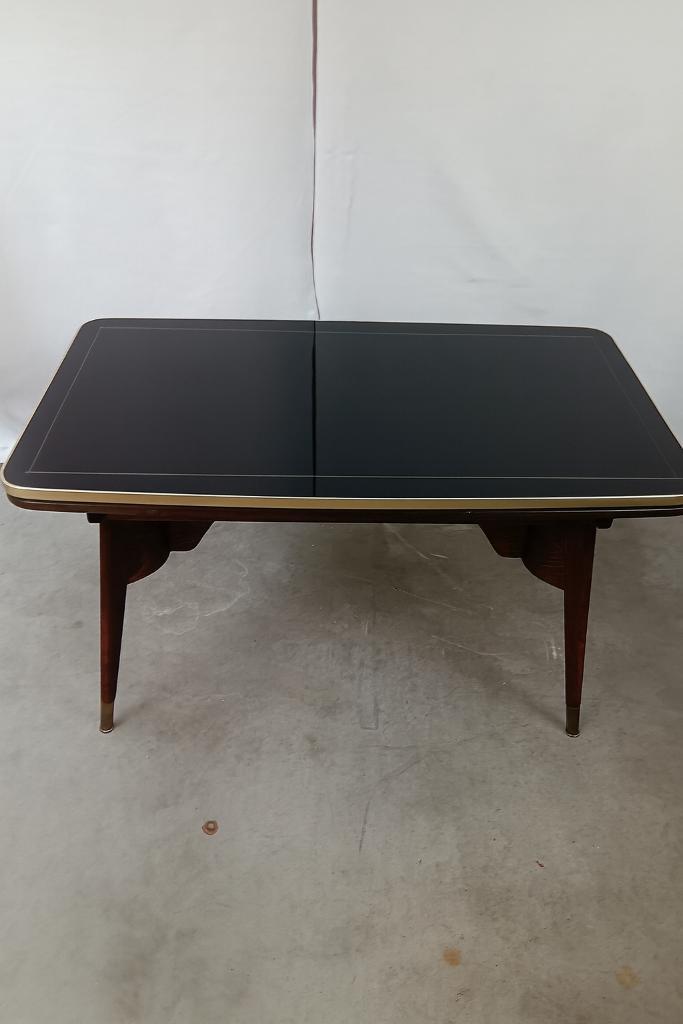 Kitifa Tisch verstelbare salon/eettafel jaren 60, Huis en Inrichting, Tafels | Salontafels, Gebruikt, 50 tot 75 cm, 50 tot 100 cm