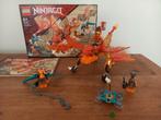 Lego Ninjago set 71762 Kia's vuurdraak Evo, Ophalen of Verzenden, Zo goed als nieuw, Lego