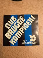 Retro sticker Club Brugge, Ophalen, Zo goed als nieuw, Poster, Plaatje of Sticker