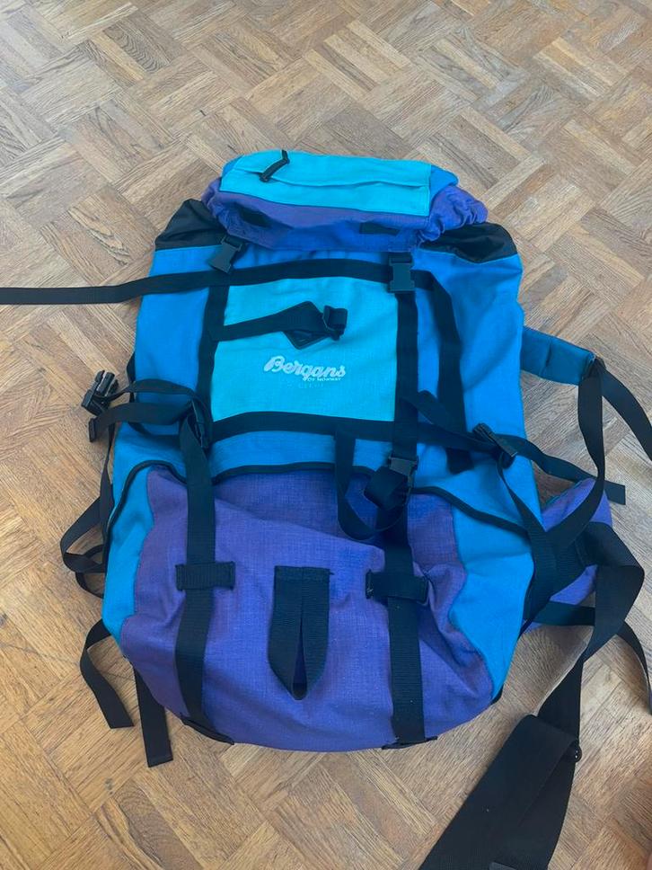 Sac à dos de randonnée vintage Bergans of Norway, Handtassen en Accessoires, Tassen | Sporttassen, Zo goed als nieuw, Unisex volwassen