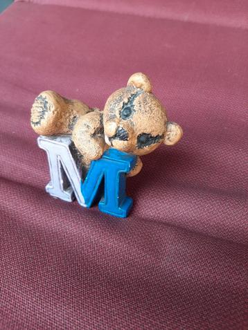 Handgeschilderd beeldje beertje M, Enlèvement, Comme neuf