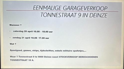 Garageverkoop, Diversen, Rommelmarktspullen, Zo goed als nieuw, Ophalen