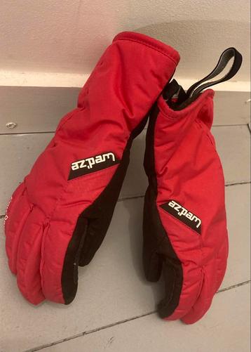 Gants fille fuchsia et noir taille 5-7 ans, Utilisé