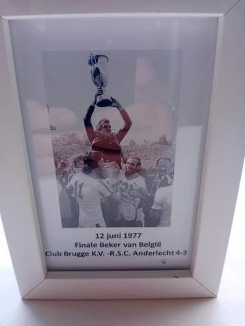 Cadre photo finale de la coupe Ernst Happel 1977 Club -Ander