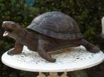 statue d une tortue terrestre en bronze et jet d eau !, Fontaine, Autres matériaux, Enlèvement ou Envoi, Neuf