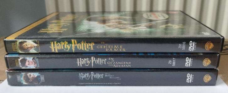 DVD's van Harry Potter: 2 - 3 en 7 (deel 1), CD & DVD, DVD | Enfants & Jeunesse, Film, À partir de 9 ans, Enlèvement ou Envoi