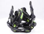 XS snowboard bindingen NITRO YOUTH, black/green, Sport en Fitness, Snowboarden, Verzenden, Gebruikt, Bindingen