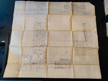 J.R. Vanhoenacker bouwplan 1950 beschikbaar voor biedingen