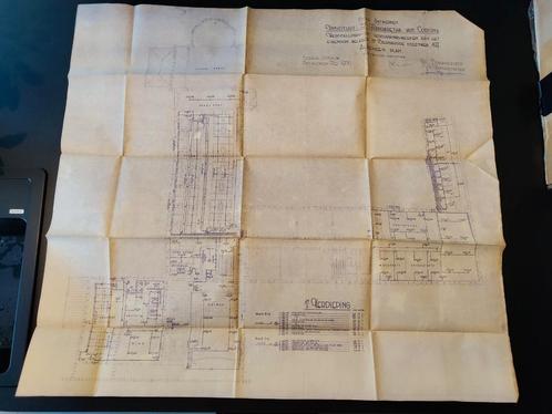 J.R. Vanhoenacker bouwplan 1950, Antiek en Kunst, Antiek | Boeken en Manuscripten, Ophalen of Verzenden
