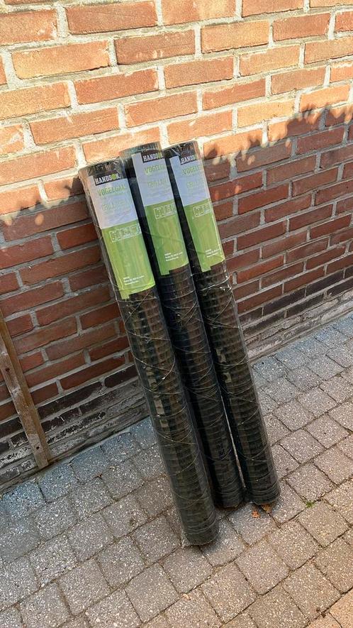 Handson vogelgaas 100 cm x 5 m groen ,3 stuks, Tuin en Terras, Gaas en Draad, Nieuw, Gaas, Ophalen