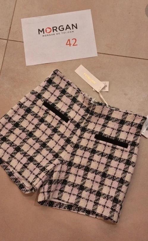 Sublime short tweed MORGAN DE TOI, Kleding | Dames, Broeken en Pantalons, Nieuw, Maat 42/44 (L), Overige kleuren, Ophalen of Verzenden