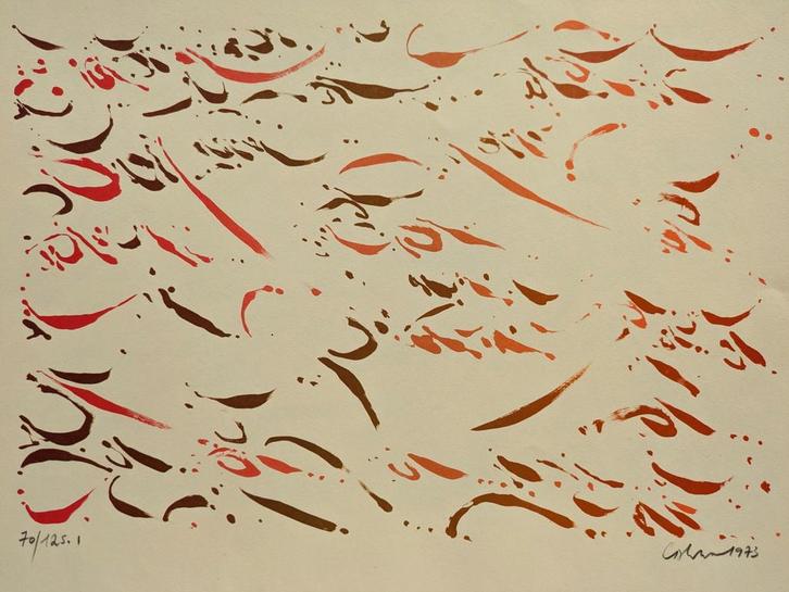 Jacques Calonne litho 1973, Boeken, Kunst en Cultuur | Fotografie en Design, Ophalen