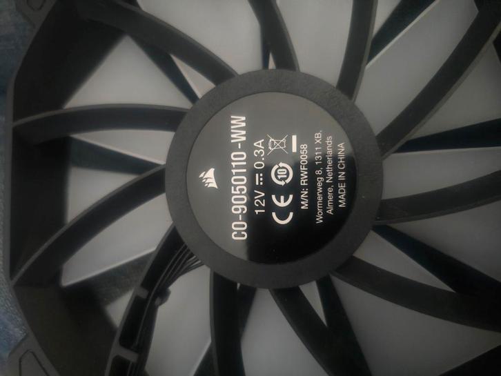 Te koop 3 Çorsair 140 mm Icue-ventilatoren, Computers en Software, Computerkoelers, Ophalen of Verzenden