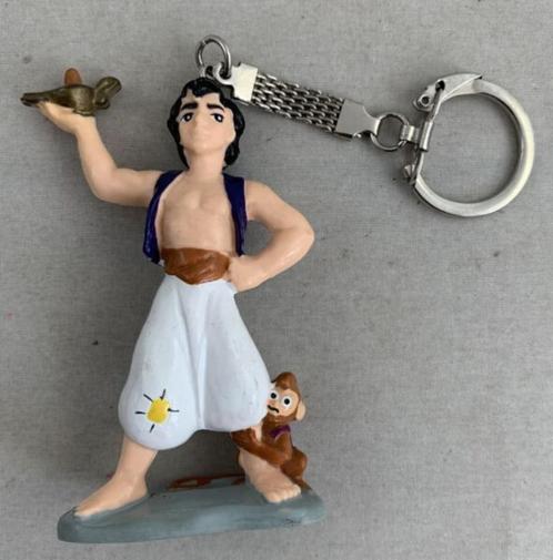 Figurine porte-clés Disney Aladdin & Abu Bullyland des année, Collections, Jouets miniatures, Comme neuf, Envoi