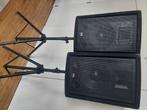 Enceintes passives Stage Line + pieds, Overige merken, Gebruikt, Ophalen of Verzenden, 120 watt of meer