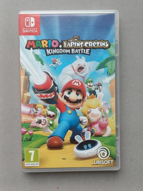 Mario + Les Lapins Crétins Kingdom Battle, Consoles de jeu & Jeux vidéo, Jeux | Nintendo Switch, Comme neuf, À partir de 12 ans