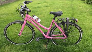 Roze damesfiets Flanders beschikbaar voor biedingen