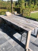 Teak tuintafel Bristol, Tuin en Terras, Tuintafels, Ophalen, Gebruikt, Vierkant, Teakhout