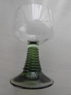 5 X MOEZEL WIJN  GLAS OP GROENE KORTE VOET, Verzamelen, Ophalen