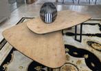salon tafel set Design Verberckmoes, Design, 55 tot 75 cm, Zo goed als nieuw, Ovaal