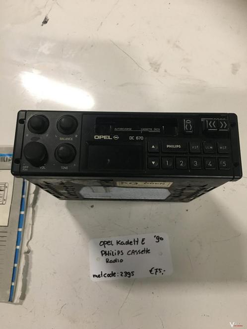Originele Opel Cassette AutoRadio  Jaren '80, Auto diversen, Autoradio's, Ophalen of Verzenden