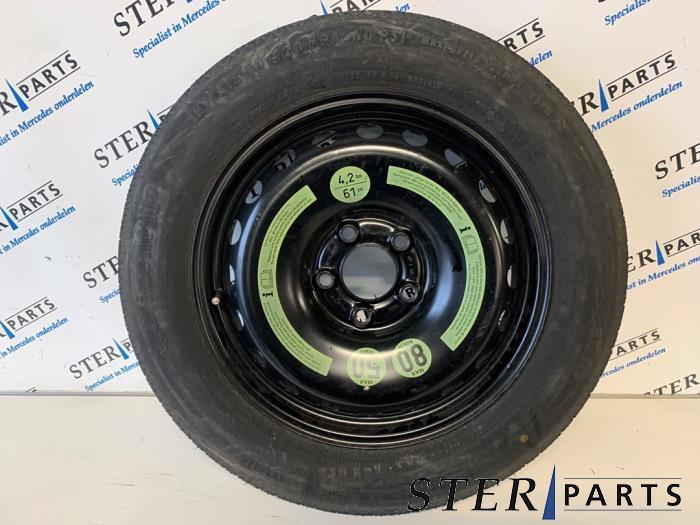 Reservewiel van een Mercedes C-Klasse, Auto-onderdelen, Banden en Velgen, Velg(en), Personenwagen, Gebruikt, 3 maanden garantie
