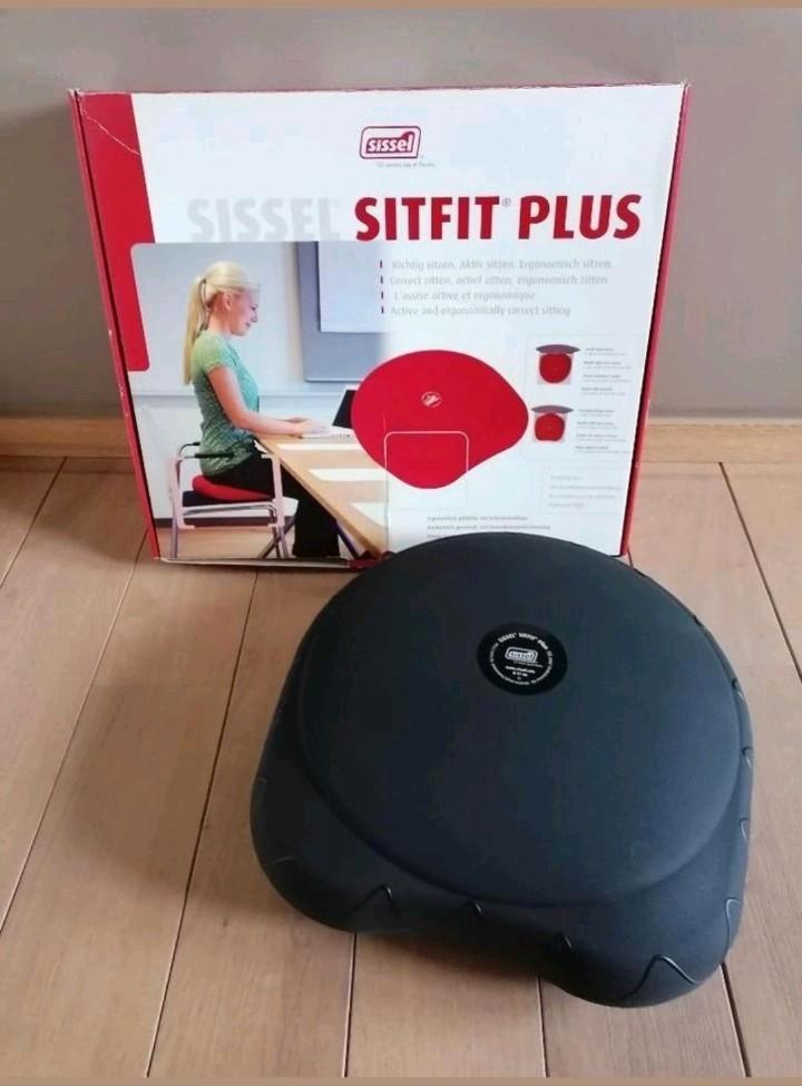 Sissel Sitfit plus zitkussen zwart, Sport en Fitness, Overige Sport en Fitness, Zo goed als nieuw, Ophalen