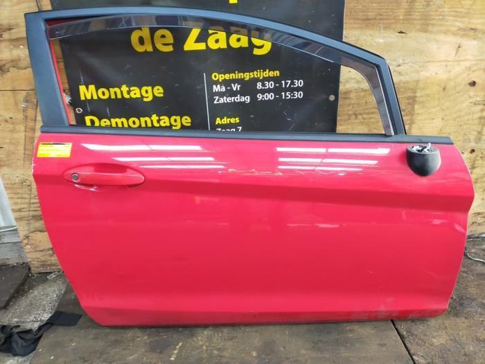 Portier 2Deurs rechts van een Ford Fiesta (K9), Auto-onderdelen, Carrosserie, Deur, Ford, Gebruikt, 3 maanden garantie, Ophalen of Verzenden