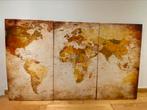 Kaart van de wereld, Huis en Inrichting, Woonaccessoires | Wanddecoraties, Ophalen, Zo goed als nieuw