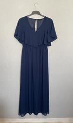 Lange donkerblauwe jurk van Vero Moda (M), Comme neuf, Taille 38/40 (M), Bleu, Sous le genou
